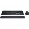 Logitech MX Keys S Combo klávesnica myš v balení kancelária RF Wireless + Bluetooth QWERTZ švajčiarska grafitová