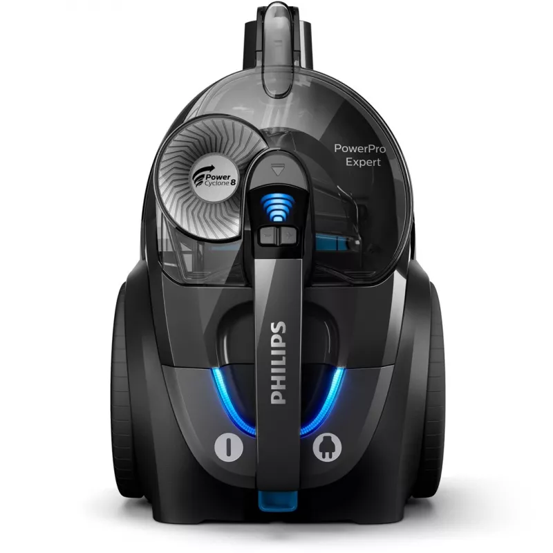 Podlahový vysávač Philips PowerPro Expert FC9747/09 — 900 W, 2 l bez vrecka, HEPA, čierny