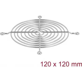 Mriežka ventilátora DeLOCK 67308 kovová strieborná 113,8 mm