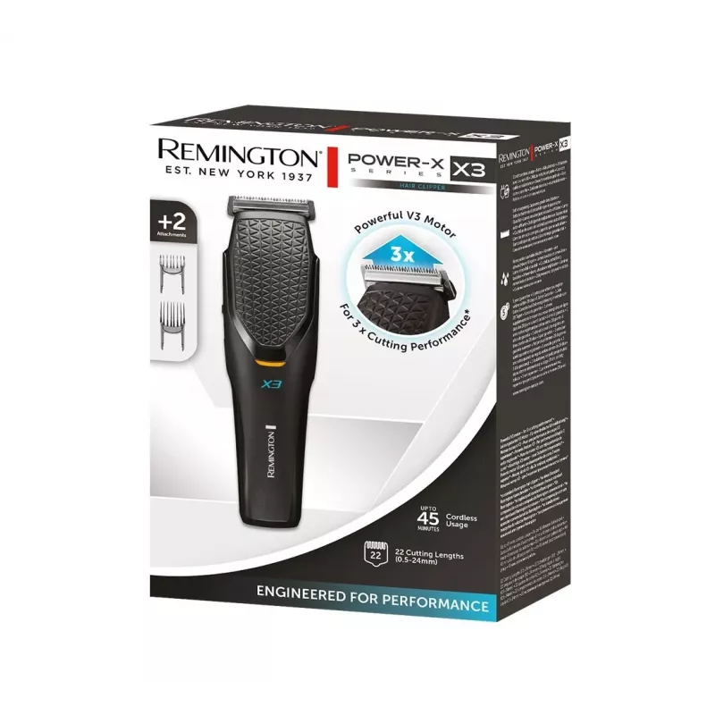 Remington Power-X HC3000 strihač vlasov, čierna