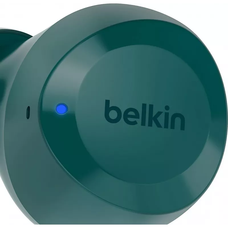 Belkin SoundForm Bolt AUC009btTE slúchadlá do uší true wireless s mikrofónom, modrozelené