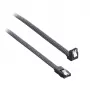 ModMesh Right Angle SATA 3 kábel 30 cm - carbon - kábel - Digital/Dáta (CM-CAB-RSAT-N30KC-R)