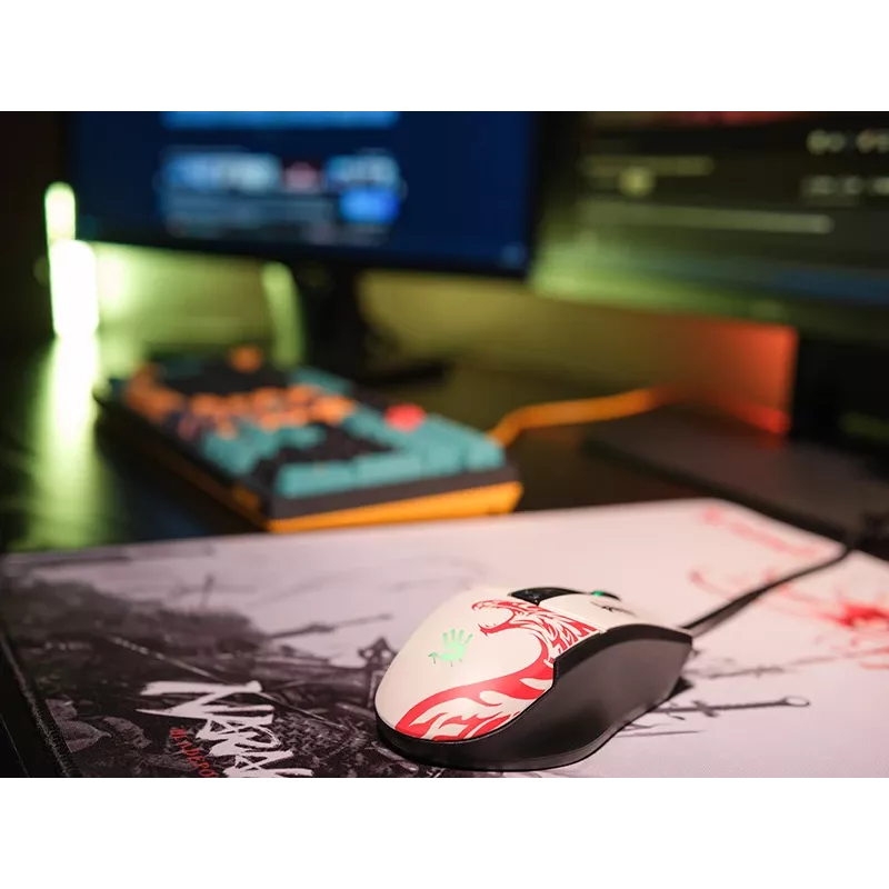 Káblová herná myš A4Tech Bloody L65 MAX RGB 16000 DPI ergonomická pre pravákov