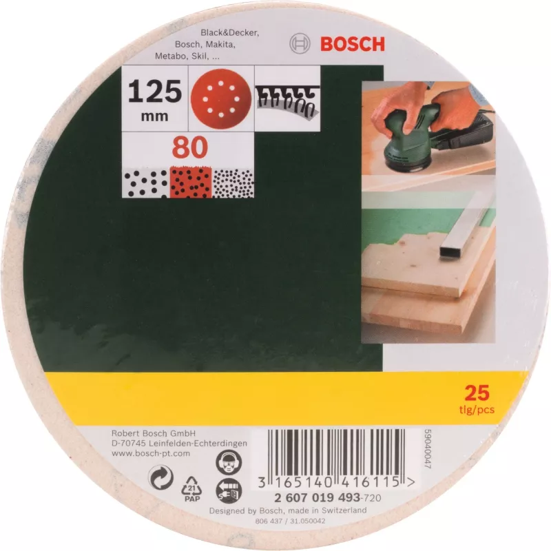 Bosch 2 607 019 493 príslušenstvo k brúske 25 ks