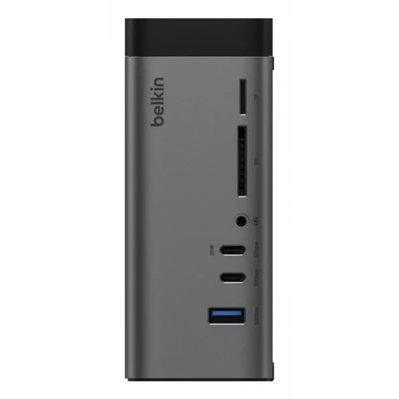 Belkin Connect USB Type-C hub 10000 Mbit/s sivý