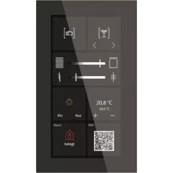MDT KNX Glass Touch Smart Plus 6 palcov BE-GTSP6TS.01S (BE-GTSP6TS.01S)