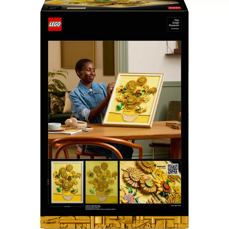 LEGO Art 31215 Vincent van Gogh Slnečnice stavebnica, 2615 dielikov, 18+