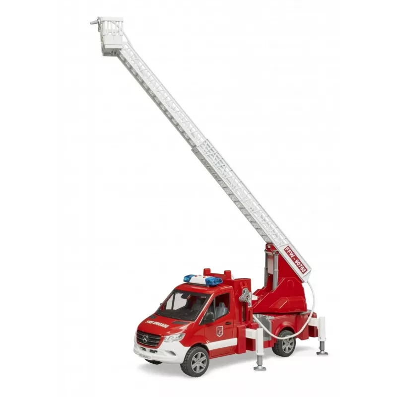 Hasičské auto BRUDER 02673 červené biele ABS plast 4 roky