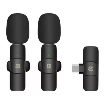 Bezdrôtový mikrofón Puluz PU3151B Lavalier Type-C