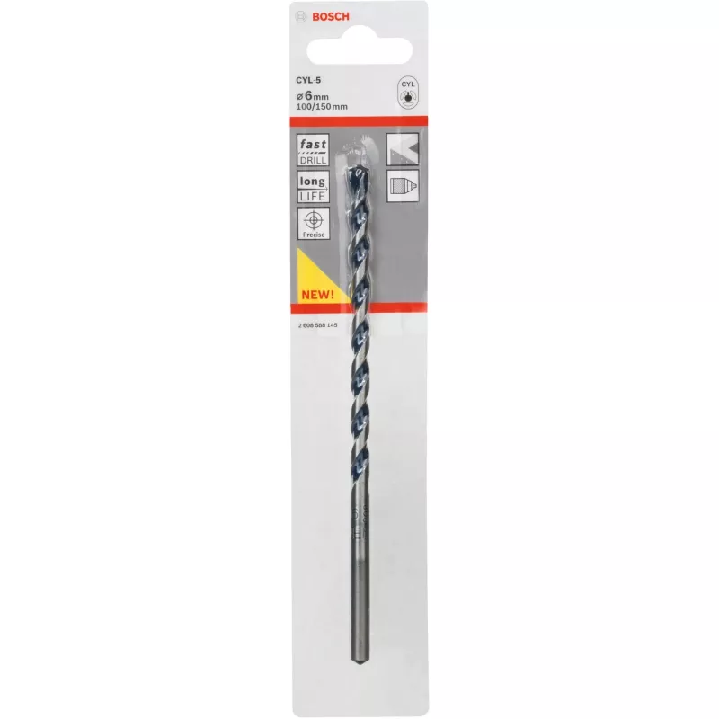 Vrták Bosch CYL-5 6 mm 150 mm