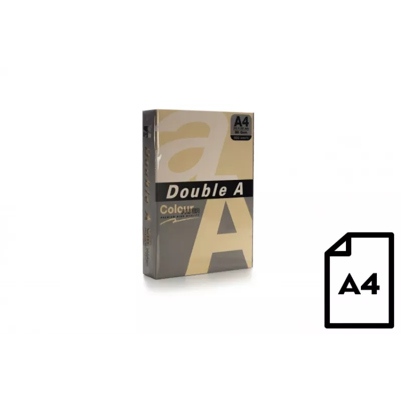 Farebný papier Double A, 80 g, A4, 500 listov, Old Rose