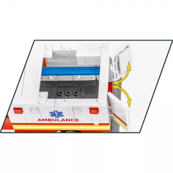 Stavebnica Cobi RAM 3500 Ambulance model 24609 stavebnica
