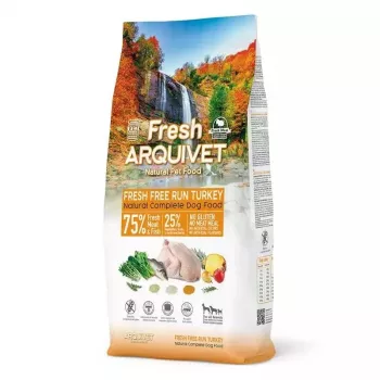 Polovlhké krmivo pre psov ARQUIVET Fresh morčacie a ryba 10 kg — 27 % bielkoviny, 17 % tuk, 20 % vlhkosť