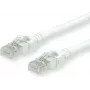 ROLINE - patch kábel - RJ-45 (M) na RJ-45 (M) - 30 cm - SFTP - CAT 6a - biely (21.15.2976)