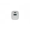 Káblová nabíjačka pre mobilné zariadenia NATEC NUC-2140, 30W, USB-C PD 3.0 + USB-A, Samsung AFC, biela