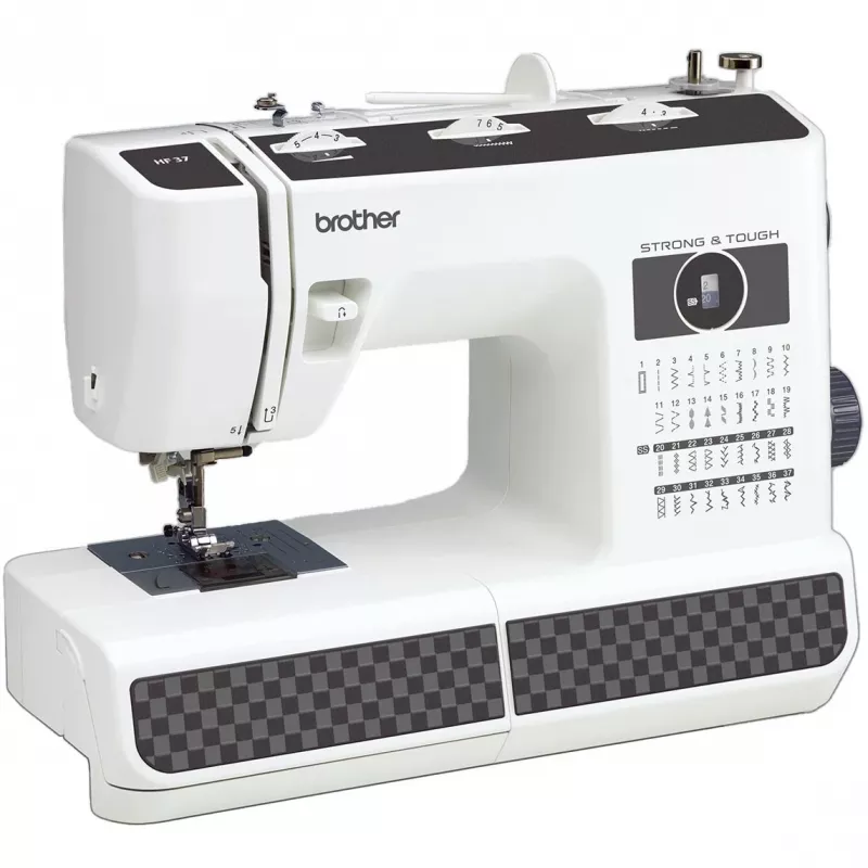 Poloatomatický elektromechanický šijací stroj Brother HF37 biely