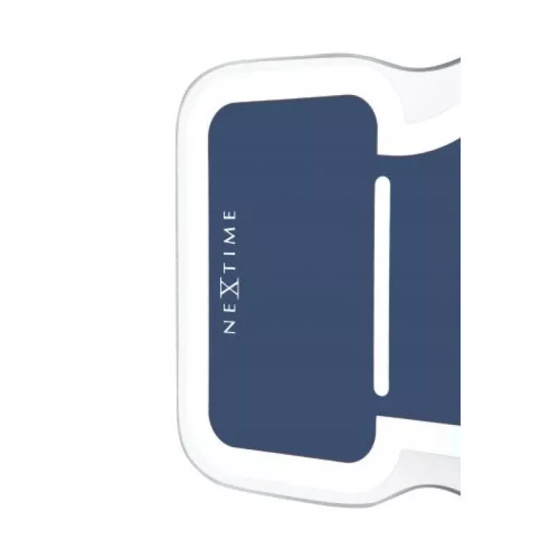 NeXtime hodiny 5185bl Mini Thumbs Up, 20,5x21, nástenné, modré/strieborné