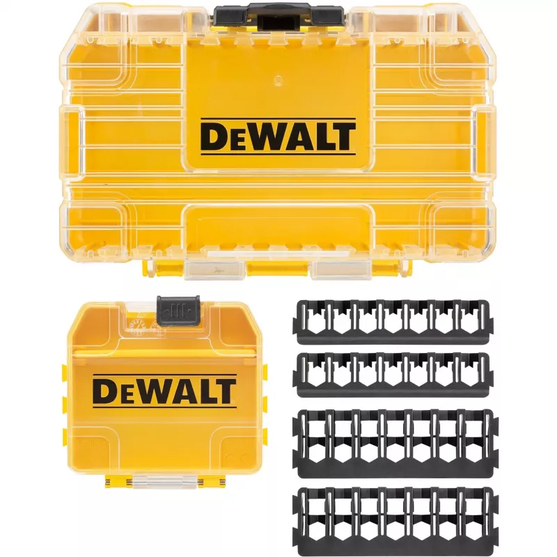 Kufrík na náradie DeWalt DT70801 malý ToughCase prenosné úložisko s bezpečnými uzávermi
