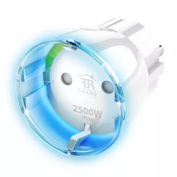 Fibaro FIBEFGWPF-102-5 sieťový adaptér Type F biela