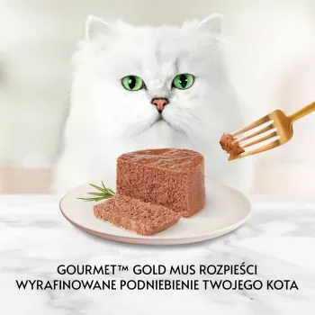 GOURMET Gold hovädzina – mokré krmivo pre mačky – 85 g