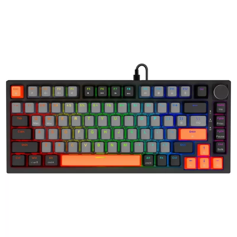 Savio ASTRAL BLACK JADE 3 COLOURS klávesnica Gaming USB QWERTY US International