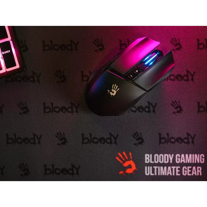 A4TECH BLOODY myš R36 ULTRA WRLS 2.4G+USB čierna