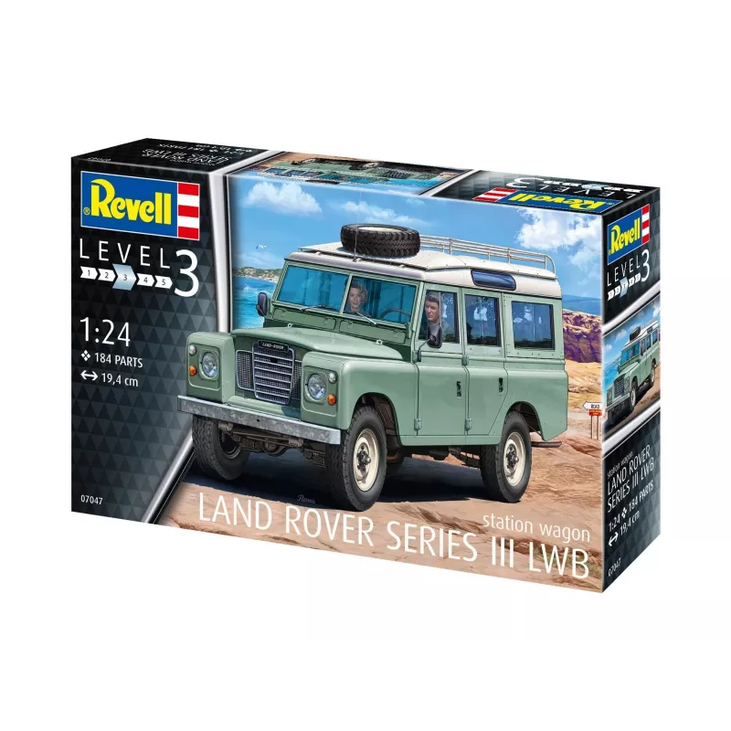 Plastový model Land Rover Series III