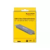 Externá skriňa pre M.2 pre M.2 NVMe PCIe SSD, skriňa na disk strieborná, s USB Type-C a Type-A konektorom samec
