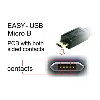 USB kábel DeLOCK 83857 USB 2.0 3 m USB A Micro-USB B čierny