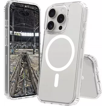 Puzdro JT BERLIN Pankow Clear MagSafe pre iPhone 16 Pro Max 17,5 cm transparentné