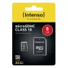 PAMÄŤOVÁ KARTA MICRO SDHC 8GB C10/W/ADAPTER 3413460 INTENSO