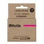 Actis KB-123M atrament (náhrada za Brother LC123M/LC121M; Standard; 10 ml; purpurová)