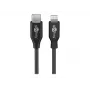 Goobay USB-C™ nabíjací a synchronizačný kábel, 1 m, čierny - MFi kábel pre Apple iPhone/iPad čierny (39445)