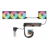 Corsair CO-9051001-WW iCUE LINK QX120 RGB skriňový ventilátor, 120 mm, PWM, s teplotným senzorom, čierny