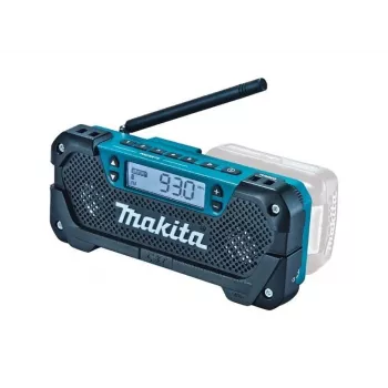Makita MR052 rádio Worksite analógové a digitálne čierna, modrá