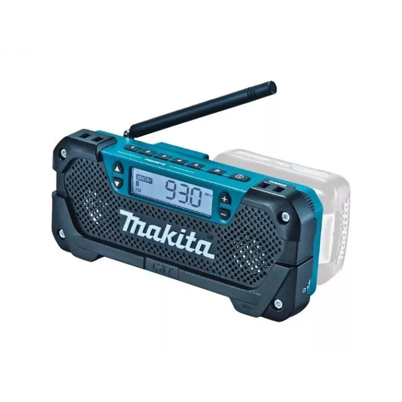Makita MR052 rádio Worksite analógové a digitálne čierna, modrá