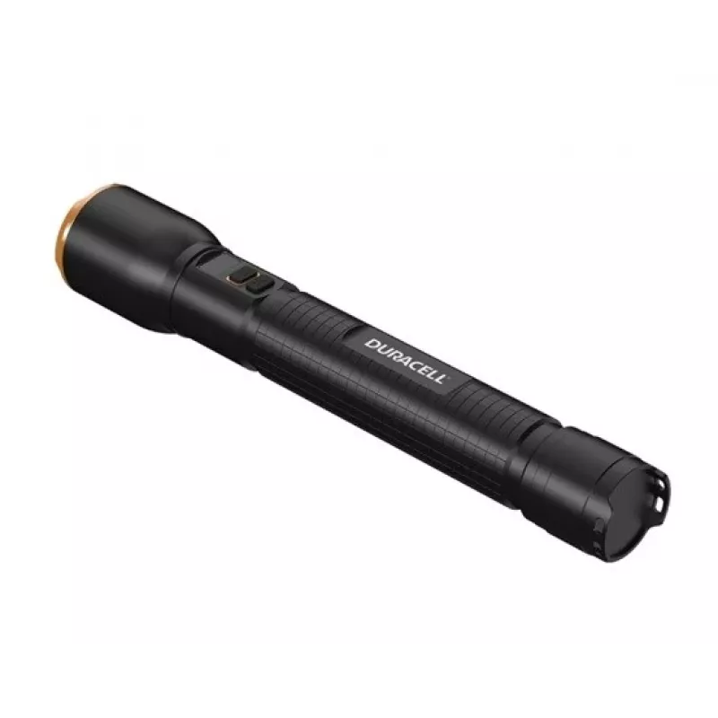 Baterka Duracell DF6000R darčeková sada — ručná nabíjateľná baterka, čierna