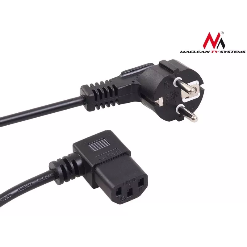 Napájací kábel zahnutý 3-kolíkový konektor 3M MCTV EU-803