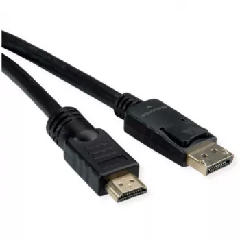 Videokábel adaptér ROLINE 11.04.5776 7.5m HDMI Type-A DisplayPort čierny