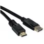 Videokábel adaptér ROLINE 11.04.5776 7.5m HDMI Type-A DisplayPort čierny