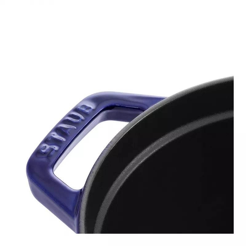 Liatinový kochlík Staub 4,25 L, 29 cm, modrý