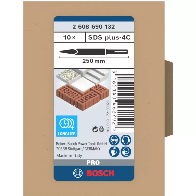 Bosch 2 608 690 132 príslušenstvo vrtákov a dlát nástavec dláta pre rotačné kladivo