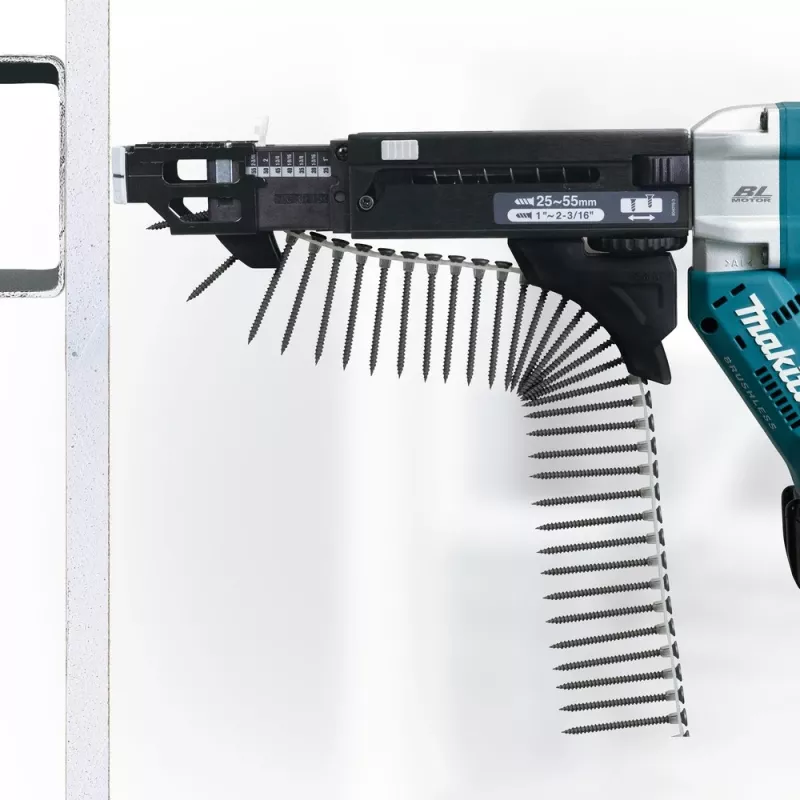 Makita DFR552Z akumulátorový zásobníkový skrutkovač, 18 V Li-Ion, 4500 ot./min, 1/4"