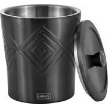 Vedro na ľad Lurch 00240795 nerez dvojstenné tmavosivé 1,5 l, Ø14,8 cm H18