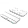 Nabíjacia stanica Unitek Y-2190A — 10 USB portov (8×USB2.0 + 2×USB3.2 Gen1), bezdrôtové nabíjanie, 96 W celkový výkon