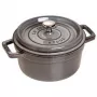 Cocotte Staub 20 cm sivá liatina