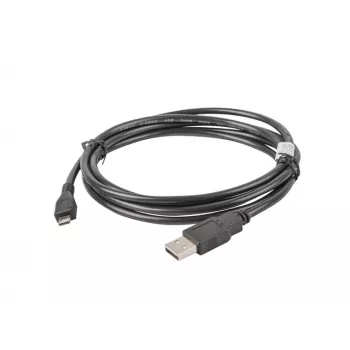 Kábel USB 2.0 LANBERG CA-USBM-10CC-0018-BK, Micro-USB B na USB A, 1,8 m, čierny