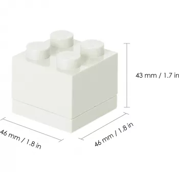 BROTDOSE Lego Mini biela 40111735 (40111735)