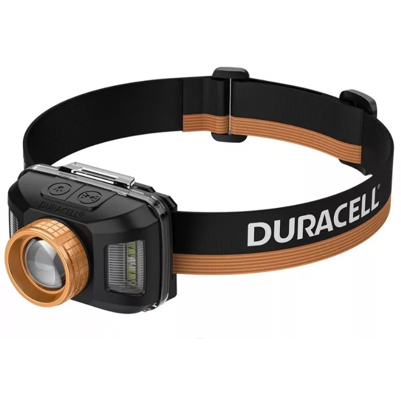 Duracell DH850R darčeková sada čelová lampa čierna, oranžová