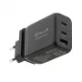 Nástenná nabíjačka Tellur TLL151451 65W, 3-port (2x USB-C, 1x USB-A)
